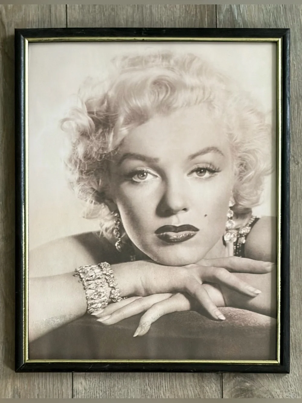 Vintage Marilyn Monroe Oversized Framed Art Prints Lot of 5